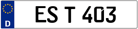 Truck License Plate